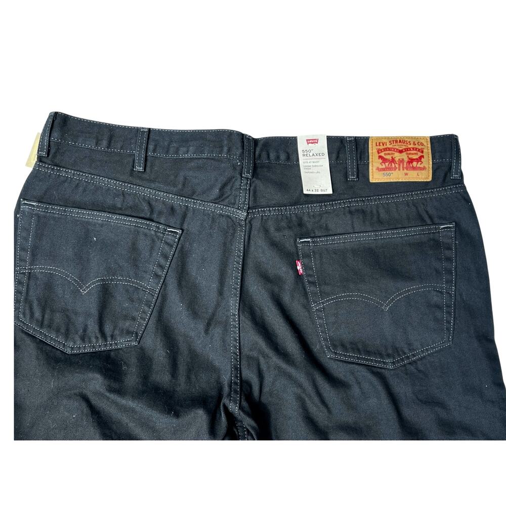 Levi's 550 Relaxed Jeans | Mens 44 x 32 Black NWT (Big & Tall) - Picture 12 of 13
